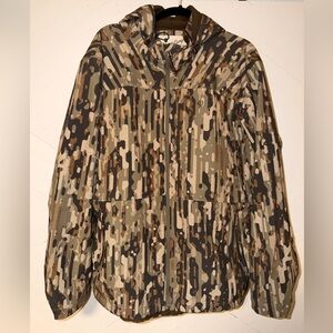 Duck Camp Men's Contact Woodland XL Camo Full Zip Hood Jacket